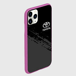 Чехол iPhone 11 Pro матовый TOYOTA, цвет: 3D-фиолетовый — фото 2