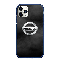 Чехол iPhone 11 Pro матовый NISSAN, цвет: 3D-тёмно-синий