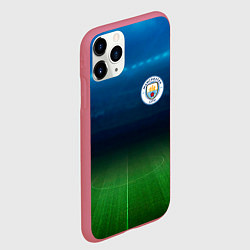 Чехол iPhone 11 Pro матовый MANCHESTER CITY, цвет: 3D-малиновый — фото 2