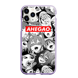 Чехол iPhone 11 Pro матовый AHEGAO АХЕГАО, цвет: 3D-светло-сиреневый