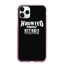 Чехол iPhone 11 Pro матовый KIZARU HAUNTED FAMILY, цвет: 3D-розовый
