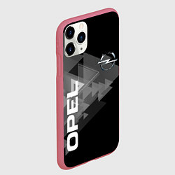 Чехол iPhone 11 Pro матовый OPEL, цвет: 3D-малиновый — фото 2