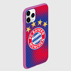 Чехол iPhone 11 Pro матовый BAYERN MUNCHEN, цвет: 3D-фиолетовый — фото 2