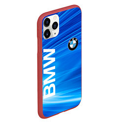 Чехол iPhone 11 Pro матовый BMW, цвет: 3D-красный — фото 2