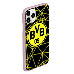 Чехол iPhone 11 Pro матовый BORUSSIA, цвет: 3D-розовый — фото 2