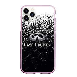 Чехол iPhone 11 Pro матовый INFINITI, цвет: 3D-розовый