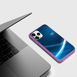Чехол iPhone 11 Pro матовый TOYOTA, цвет: 3D-фиолетовый — фото 2