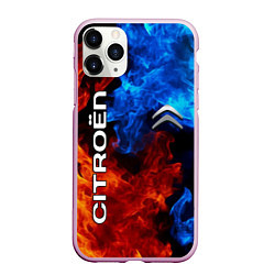 Чехол iPhone 11 Pro матовый CITROEN, цвет: 3D-розовый