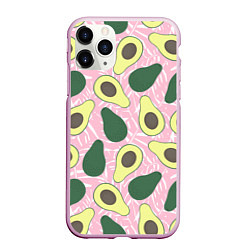 Чехол iPhone 11 Pro матовый Avocado, цвет: 3D-розовый