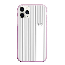 Чехол iPhone 11 Pro матовый The umbrella academy Z, цвет: 3D-розовый
