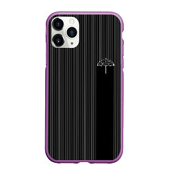 Чехол iPhone 11 Pro матовый The umbrella academy Z, цвет: 3D-фиолетовый