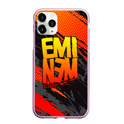 Чехол iPhone 11 Pro матовый Eminem, цвет: 3D-розовый