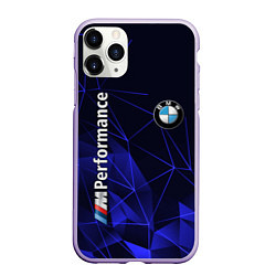 Чехол iPhone 11 Pro матовый BMW, цвет: 3D-светло-сиреневый