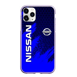 Чехол iPhone 11 Pro матовый NISSAN, цвет: 3D-светло-сиреневый