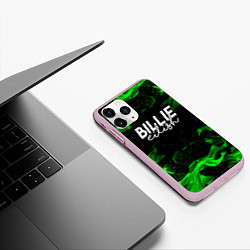 Чехол iPhone 11 Pro матовый BILLIE EILISH, цвет: 3D-розовый — фото 2