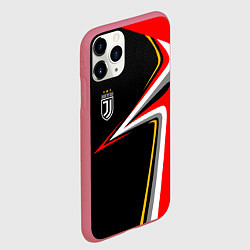 Чехол iPhone 11 Pro матовый Ювентус Униформа, цвет: 3D-малиновый — фото 2