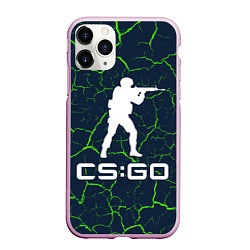 Чехол iPhone 11 Pro матовый CS GO КС ГО, цвет: 3D-розовый