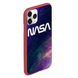 Чехол iPhone 11 Pro матовый NASA НАСА, цвет: 3D-красный — фото 2