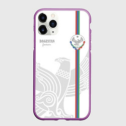 Чехол iPhone 11 Pro матовый Дагестан, цвет: 3D-фиолетовый