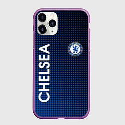 Чехол iPhone 11 Pro матовый CHELSEA, цвет: 3D-фиолетовый
