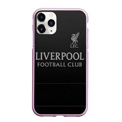 Чехол iPhone 11 Pro матовый LIVERPOOL, цвет: 3D-розовый