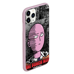 Чехол iPhone 11 Pro матовый Im ok, цвет: 3D-розовый — фото 2