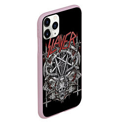 Чехол iPhone 11 Pro матовый Slayer, цвет: 3D-розовый — фото 2