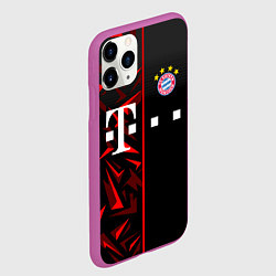 Чехол iPhone 11 Pro матовый FC Bayern Munchen Форма, цвет: 3D-фиолетовый — фото 2