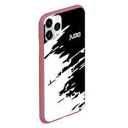 Чехол iPhone 11 Pro матовый Judo, цвет: 3D-малиновый — фото 2