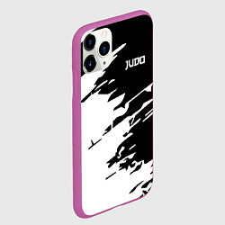 Чехол iPhone 11 Pro матовый Judo, цвет: 3D-фиолетовый — фото 2