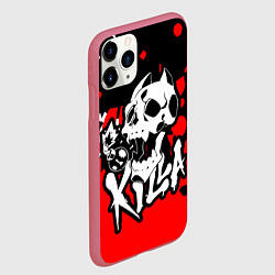 Чехол iPhone 11 Pro матовый KILLA, цвет: 3D-малиновый — фото 2