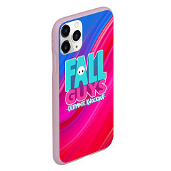 Чехол iPhone 11 Pro матовый FALL GUYS: Ultimate Knockout, цвет: 3D-розовый — фото 2