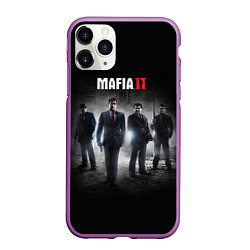 Чехол iPhone 11 Pro матовый Mafia, цвет: 3D-фиолетовый