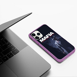 Чехол iPhone 11 Pro матовый Mafia, цвет: 3D-фиолетовый — фото 2