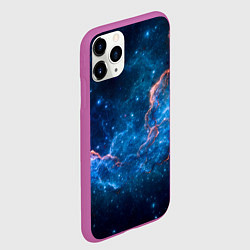 Чехол iPhone 11 Pro матовый Туманность, цвет: 3D-фиолетовый — фото 2