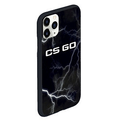 Чехол iPhone 11 Pro матовый CS GO, цвет: 3D-черный — фото 2