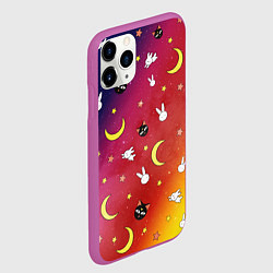 Чехол iPhone 11 Pro матовый SAILOR MOON, цвет: 3D-фиолетовый — фото 2