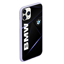 Чехол iPhone 11 Pro матовый BMW, цвет: 3D-светло-сиреневый — фото 2