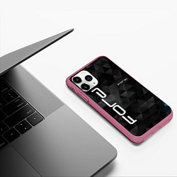 Чехол iPhone 11 Pro матовый FORD, цвет: 3D-малиновый — фото 2