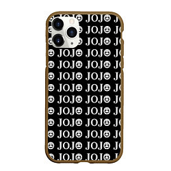 Чехол iPhone 11 Pro матовый JoJo Bizarre Adventure, цвет: 3D-коричневый