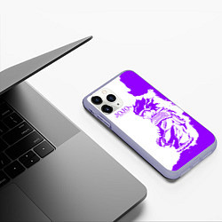 Чехол iPhone 11 Pro матовый JoJo Bizarre Adventure, цвет: 3D-светло-сиреневый — фото 2