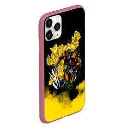 Чехол iPhone 11 Pro матовый JoJo Bizarre Adventure, цвет: 3D-малиновый — фото 2