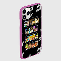 Чехол iPhone 11 Pro матовый JoJo Bizarre Adventure, цвет: 3D-фиолетовый — фото 2