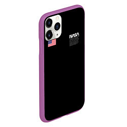 Чехол iPhone 11 Pro матовый NASA, цвет: 3D-фиолетовый — фото 2