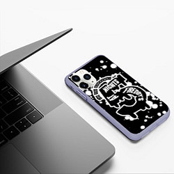 Чехол iPhone 11 Pro матовый Five Nights at Freddy, цвет: 3D-светло-сиреневый — фото 2