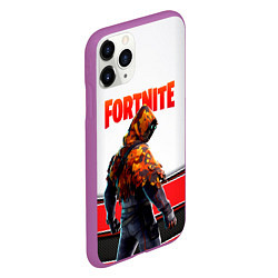 Чехол iPhone 11 Pro матовый FORTNITE GAME, цвет: 3D-фиолетовый — фото 2