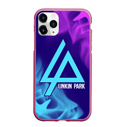 Чехол iPhone 11 Pro матовый LINKIN PARK ЛИНКИН ПАРК, цвет: 3D-малиновый