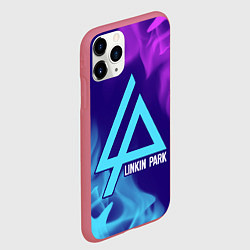 Чехол iPhone 11 Pro матовый LINKIN PARK ЛИНКИН ПАРК, цвет: 3D-малиновый — фото 2