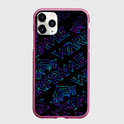 Чехол iPhone 11 Pro матовый WARFRAME ВАРФРЕЙМ, цвет: 3D-малиновый