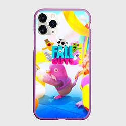 Чехол iPhone 11 Pro матовый FALL GAYS ФОЛЛ ГАЙС, цвет: 3D-фиолетовый